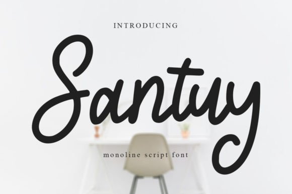 A Designer's Journey with Santuy: The Monoline Script Font for Elegant Branding