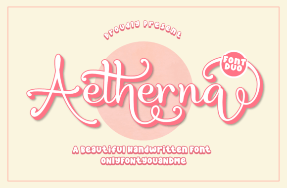 Aetherna Font: Elegant Typography for Crafters and Creators