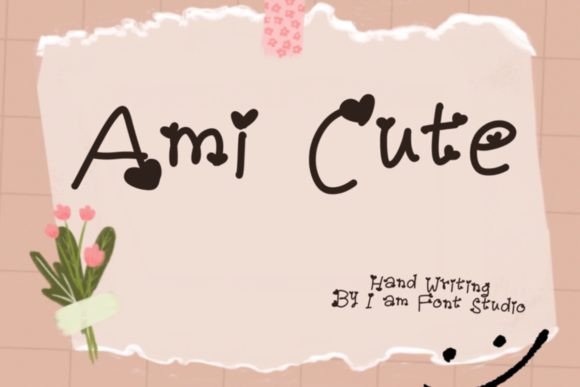 Ami Cute Font in Action for Real Branding Projects