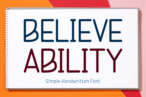 Believe Ability: A Marketing-First Script Font