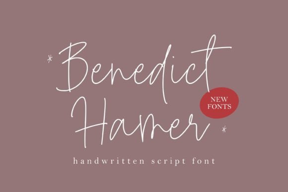 Benedict Hamer: A Refined Script Font for Editorial Tone