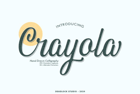Crayola: A Script Font Designed for Modern Campaign Visuals
