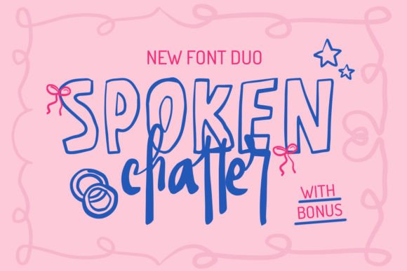 Designing Warm Branding with the Spoken Chatter Font Duo