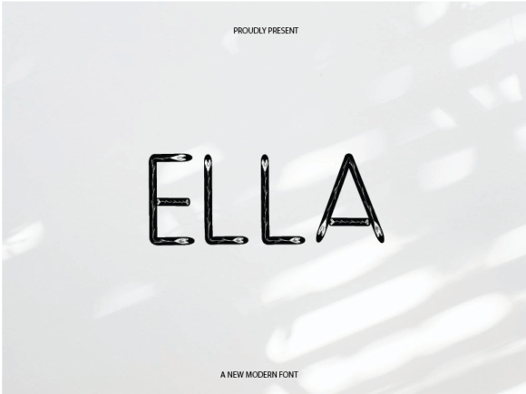 Ella: A Friendly Typeface for Warm Digital Branding