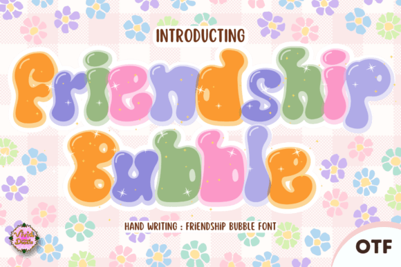 Friendship Bubble: A Font Designed for Editorial Connection