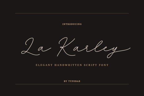 La Karley Font: A Fresh Choice for Elegant Web Layouts