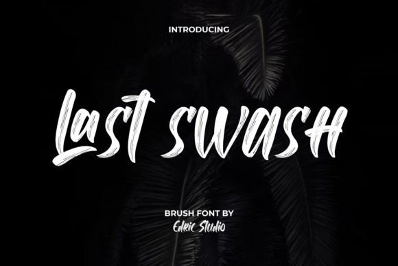 Last Swash Font: A Bold Brush Typeface for Web Design