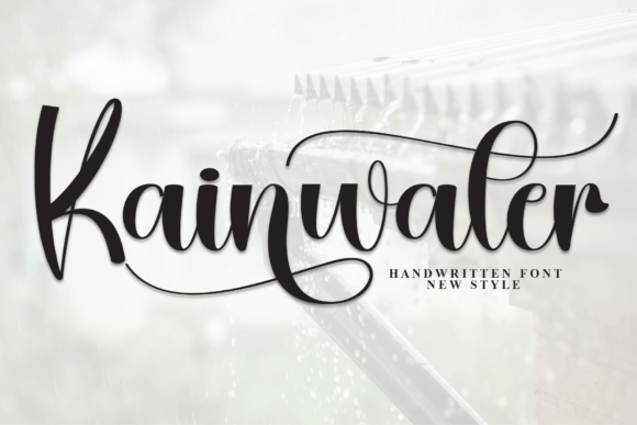 Rainwater: A Script Font for Editorial Personality and Flow