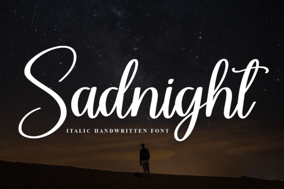 Sadnight Font: A Friendly Handwritten Font to Make Your Brand Visuals Sparkle