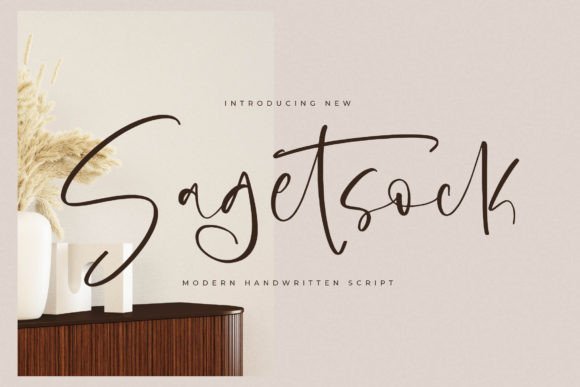 Sagetsock: A Premium Script Font for Elegant Digital Design