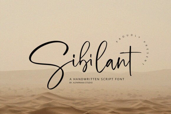 Sibilant: A Handwritten Font with Craft-Friendly Charm
