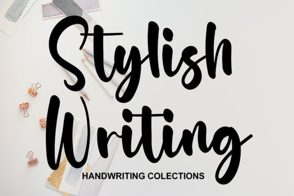 Stylish Writing: The Handwritten Font for Crafters and Shop Owners