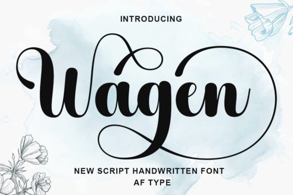 Testing Wagen: A Handwritten Font for Authentic Branding