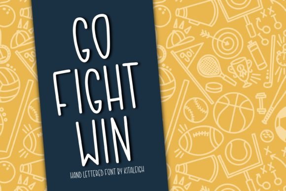 The Go Fight Win Font: A Bold Branding Tool
