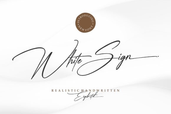 White Sign: A Font That Adds Elegance to Modern Campaigns