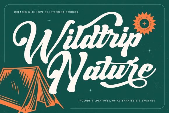 Wildtrip Nature: A Script Font for Bold Campaign Messages