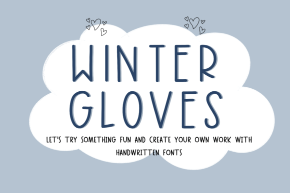 Winter Gloves: A Versatile Handwriting Font for Creative Makers